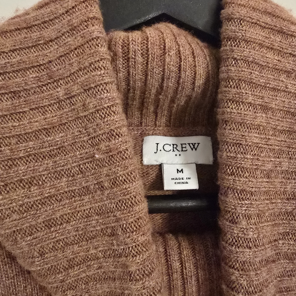 J. Crew Brown Sleeveless Turtleneck Sweater - Picture 2 of 3